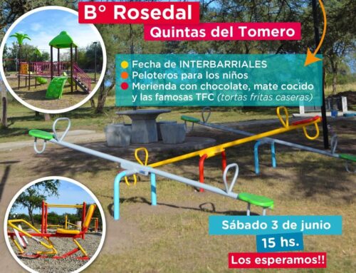 El Municipio de la Villa de Merlo inaugura la Plaza Infantil de “El Rosedal” y “Quintas del Tomero”